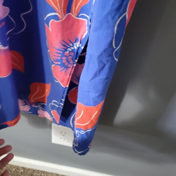 TUCKERNUCK Ro's Garden Maxi Dress Kaftan Size Small Embroidered Boho Tropical - Picture 10 of 15